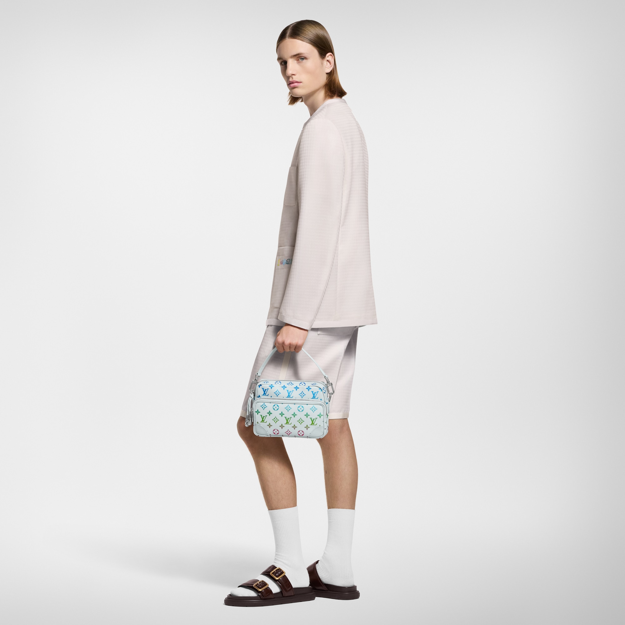  Ready-to-Wear Coats and Outerwear Preppy Collarless Wool Jacket | Louis Vuitton ® (Product zoom)