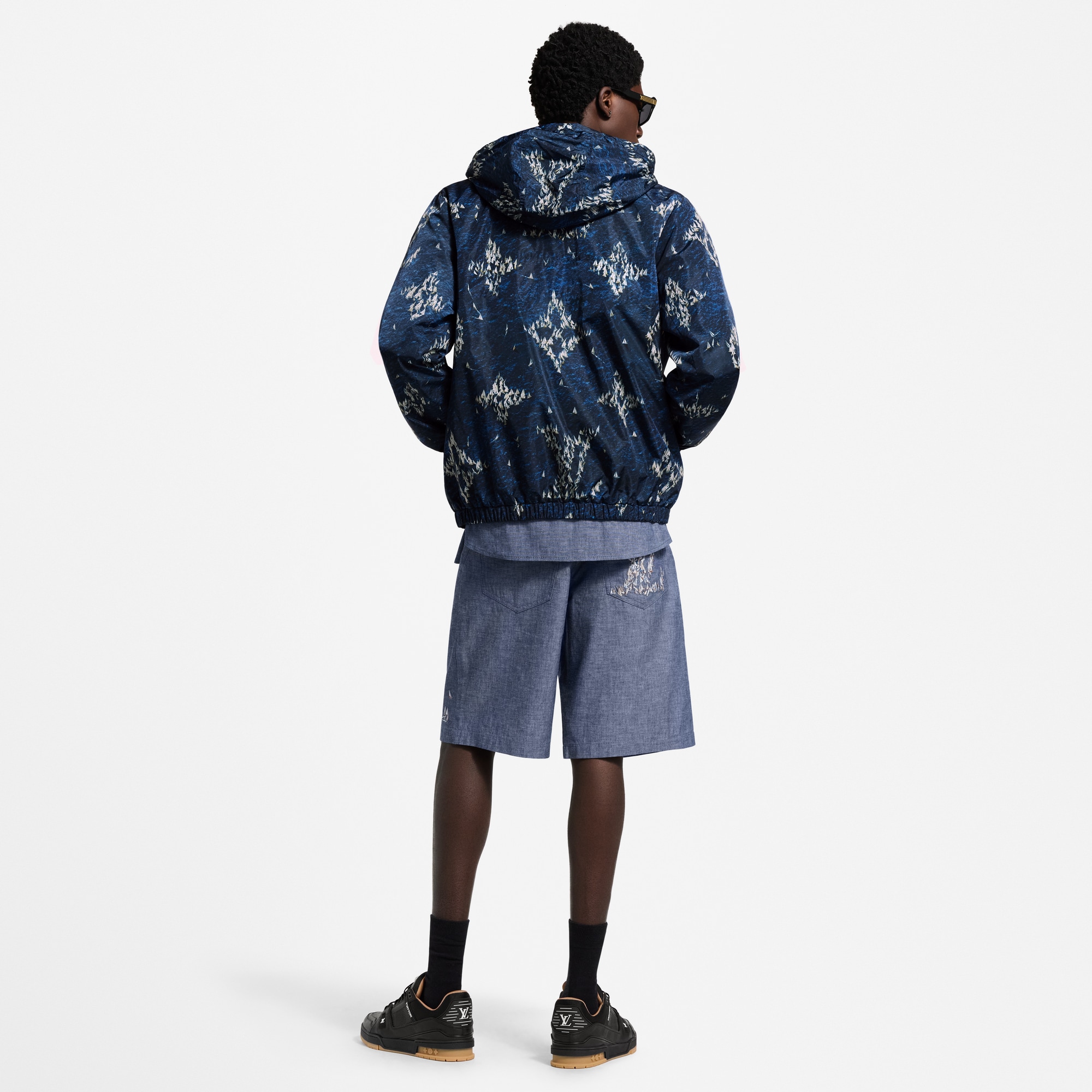 Ready-to-Wear Coats and Outerwear Printed Monogram Windbreaker | Louis Vuitton ® (Product zoom)