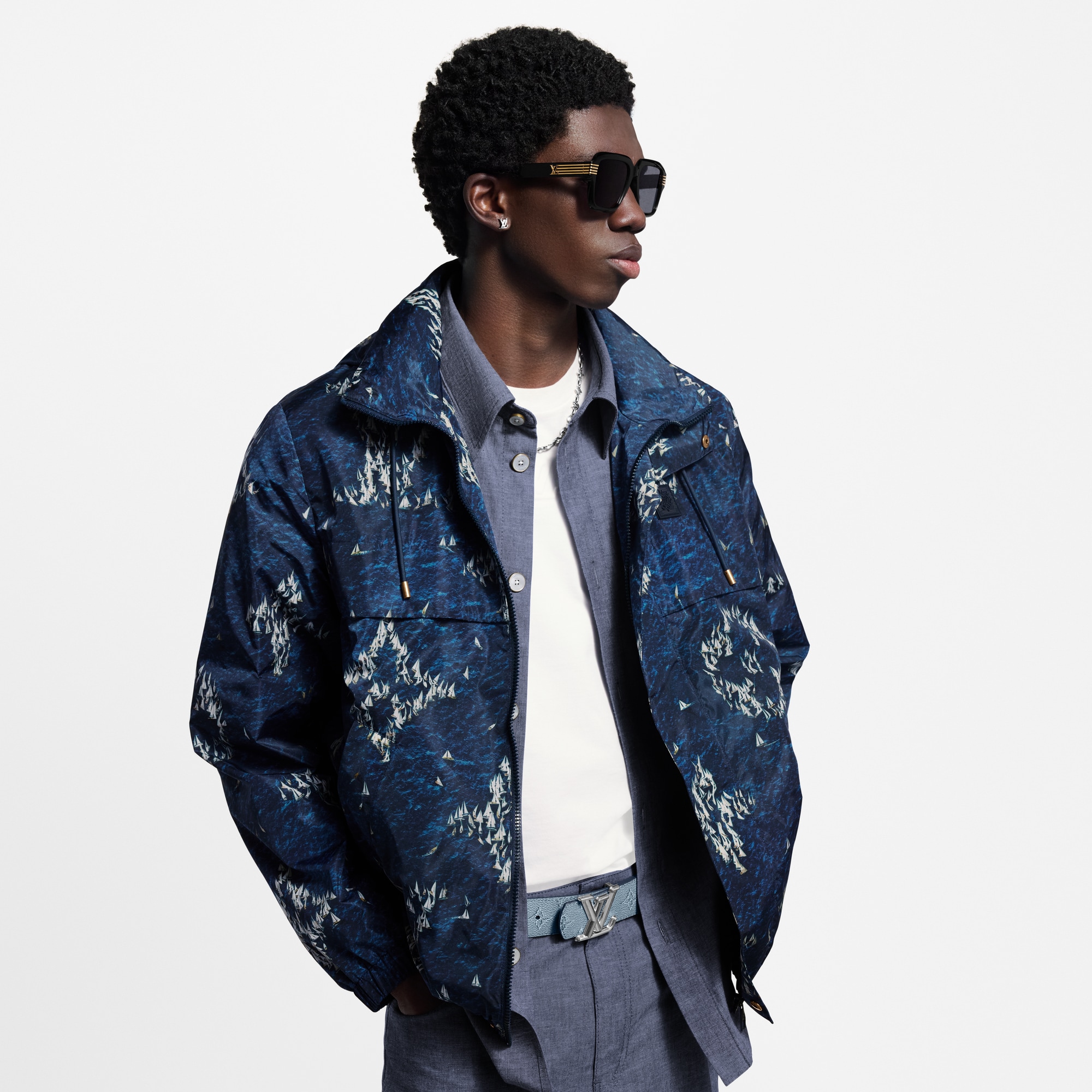  Ready-to-Wear Coats and Outerwear Printed Monogram Windbreaker | Louis Vuitton ® (Product zoom)