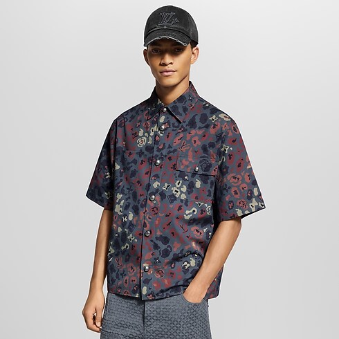 Ready-to-Wear Shirts Printed Short-Sleeved Workwear Shirt | Louis Vuitton ® (Product zoom)