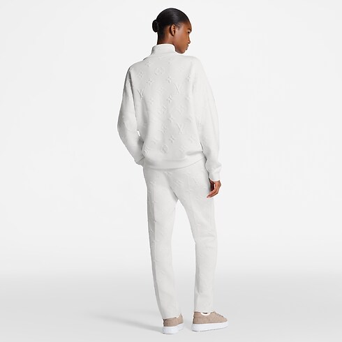 Prêt-à-Porter Maille Pull à col côtelé 3D Monogram | Louis Vuitton ® (Zoom produit)