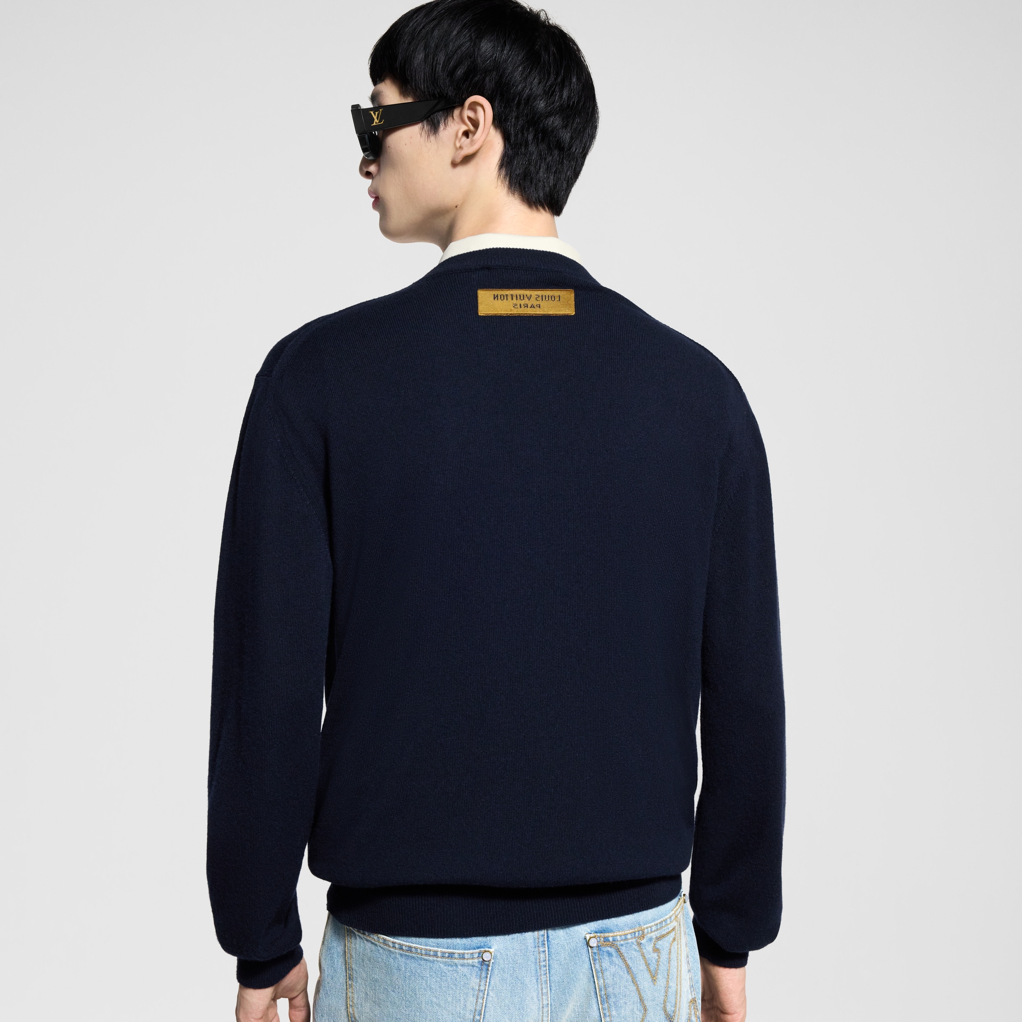  Prêt-à-Porter Tout le Prêt-à-Porter Pull à col rond embossé LV LVSE | Louis Vuitton ® (Zoom produit)