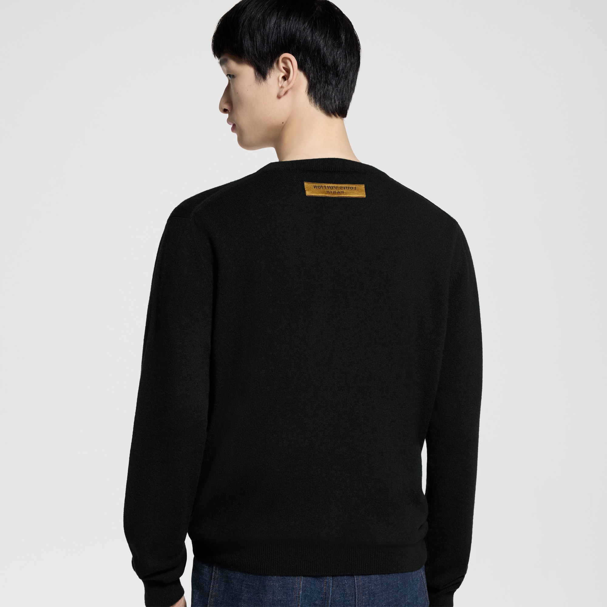  Prêt-à-Porter Tout le Prêt-à-Porter Pull à col rond embossé LV LVSE | Louis Vuitton ® (Zoom produit)