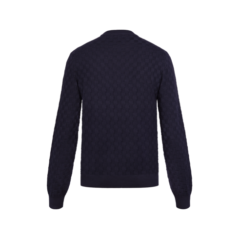 Prêt-à-Porter Maille et Sweatshirts Pull à col rond et Damier | Louis Vuitton ® (Zoom produit)