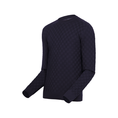 Prêt-à-Porter Maille et Sweatshirts Pull à col rond et Damier | Louis Vuitton ® (Zoom produit)