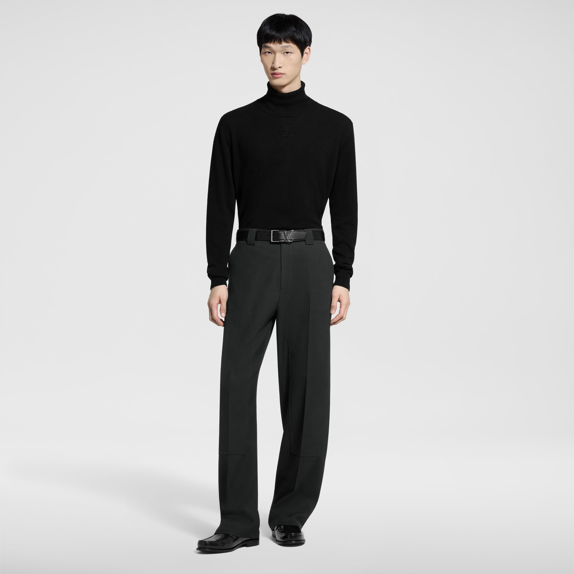  Holiday Sélection homme Pull à col roulé embossé LV LVSE | Louis Vuitton ® (Zoom produit)