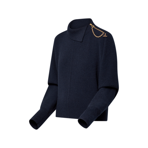 Prêt-à-Porter Maille Pull à col torsadé en maille | Louis Vuitton ® (Zoom produit)