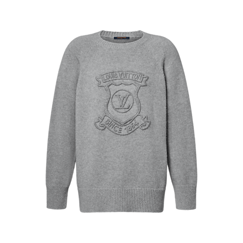 Prêt-à-Porter Maille Pull à écusson signature | Louis Vuitton ® (Zoom produit)