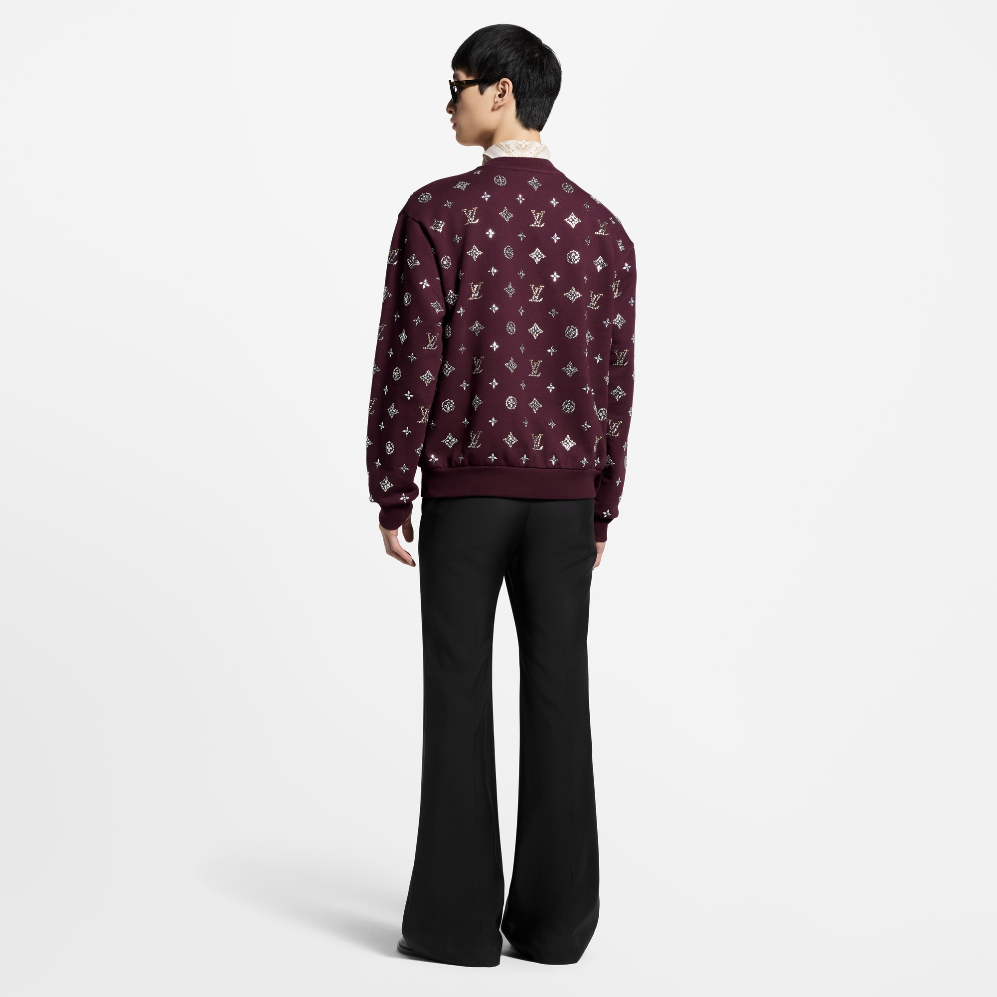  Prêt-à-Porter Maille et Sweatshirts Pull à motif Monogram en cristaux | Louis Vuitton ® (Zoom produit)