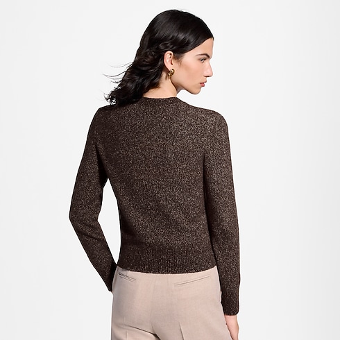 Prêt-à-Porter Maille Pull à signature cursive | Louis Vuitton ® (Zoom produit)