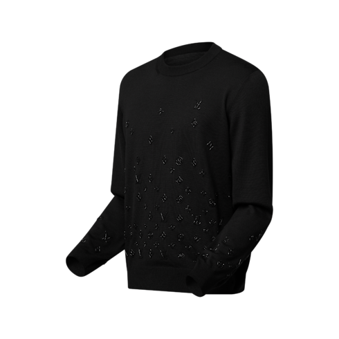 Prêt-à-Porter Tout le Prêt-à-Porter Pull de soirée ornementé | Louis Vuitton ® (Zoom produit)