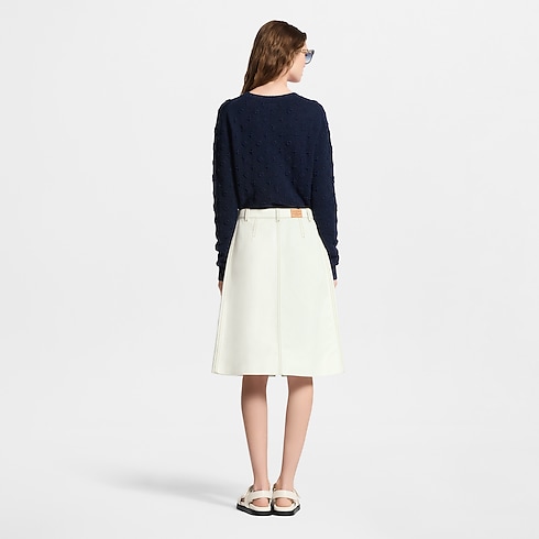 Prêt-à-Porter Hauts Pull en cachemire brodé Monogram | Louis Vuitton ® (Zoom produit)
