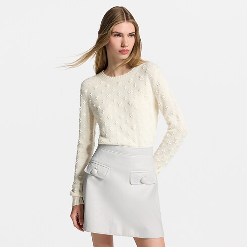 Prêt-à-Porter Maille Pull en maille Monogram 3D | Louis Vuitton ® (Zoom produit)