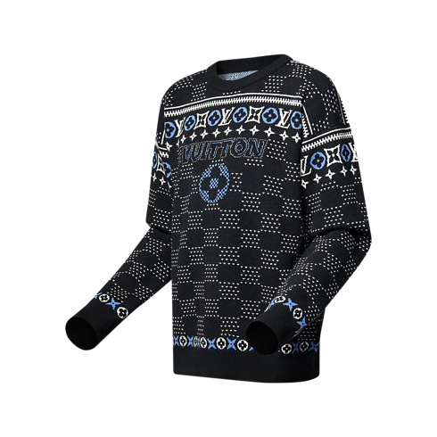 Prêt-à-Porter Tout le Prêt-à-Porter Pull jacquard en laine | Louis Vuitton ® (Zoom produit)