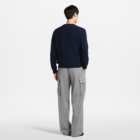 Prêt-à-Porter Tout le Prêt-à-Porter Pull manches longues en cachemire côtelé | Louis Vuitton ® (Zoom produit)