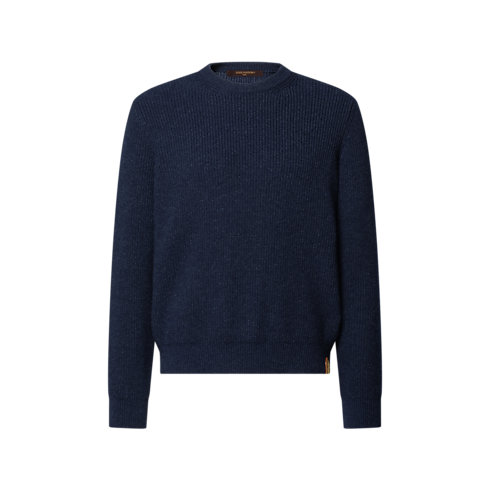 Prêt-à-Porter Tout le Prêt-à-Porter Pull manches longues en cachemire côtelé | Louis Vuitton ® (Zoom produit)