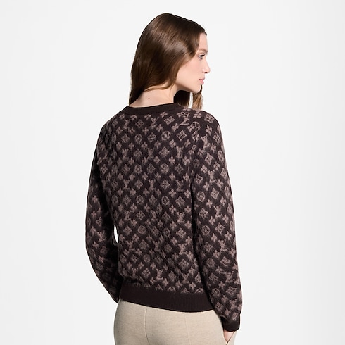 Prêt-à-Porter Maille Pull Monogram en maille brossée | Louis Vuitton ® (Zoom produit)