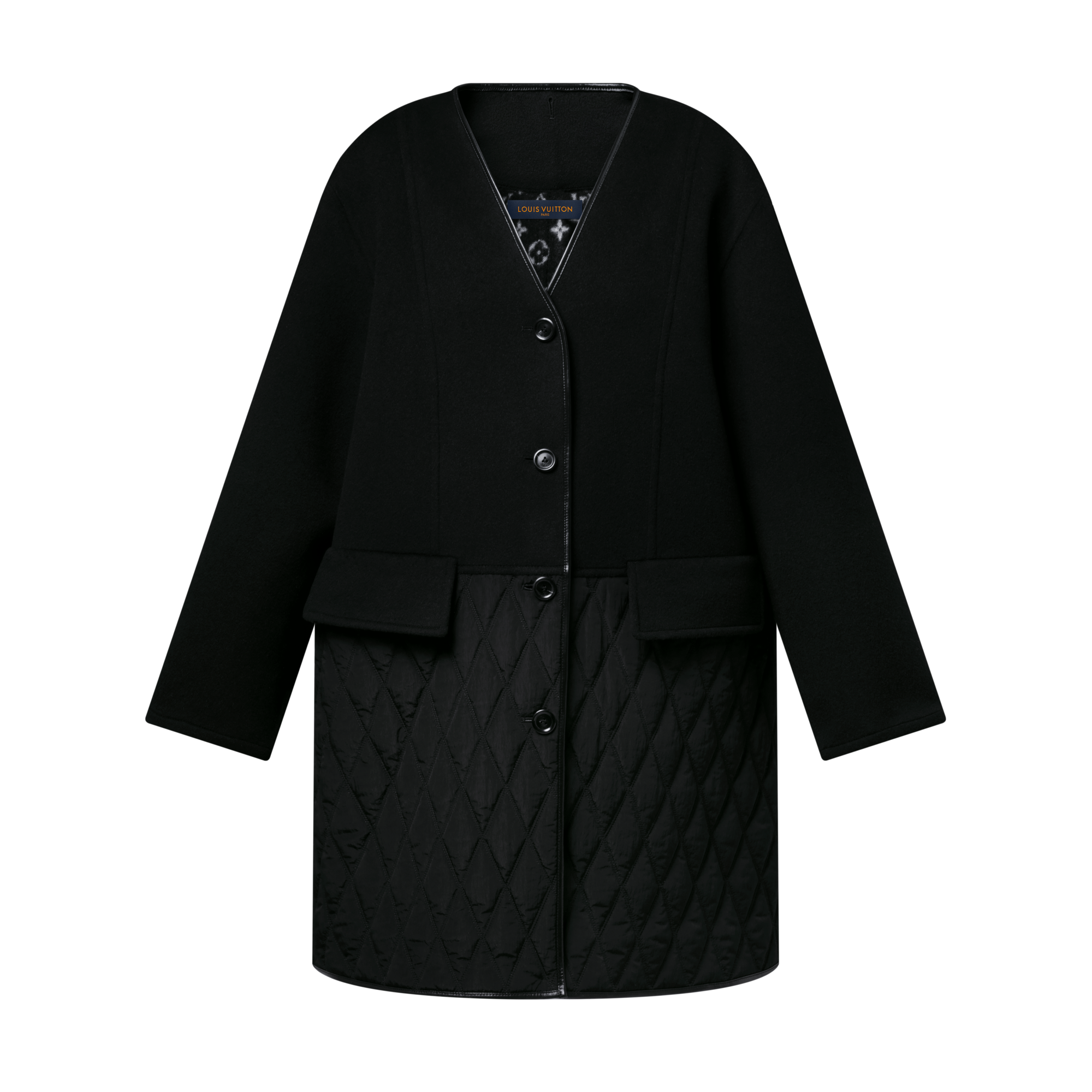  Ready-to-Wear Coats and Jackets Quilt Accent Coat | Louis Vuitton ® (Product zoom)