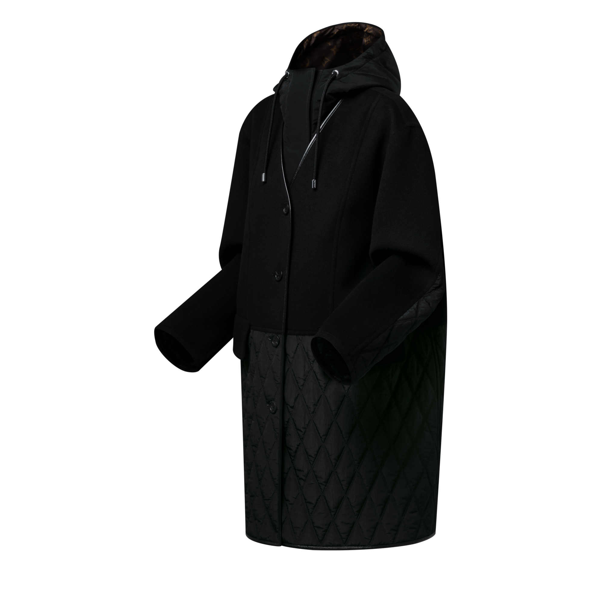  Ready-to-Wear Coats and Jackets Quilt Accent Coat | Louis Vuitton ® (Product zoom)