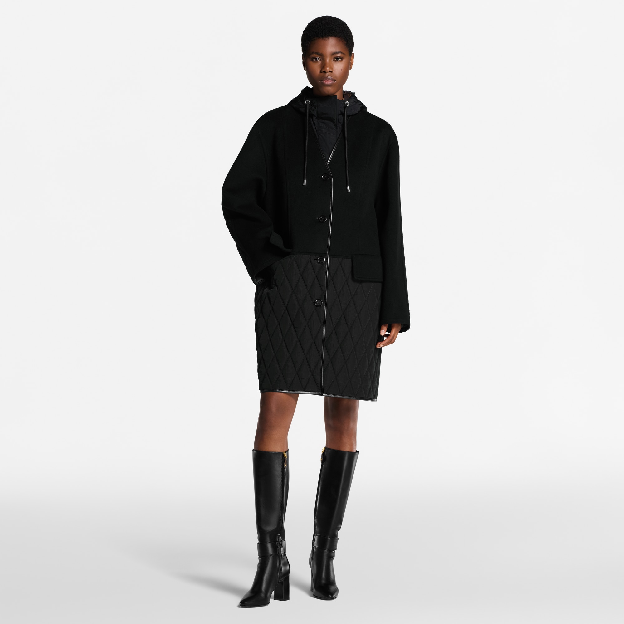  Ready-to-Wear Coats and Jackets Quilt Accent Coat | Louis Vuitton ® (Product zoom)