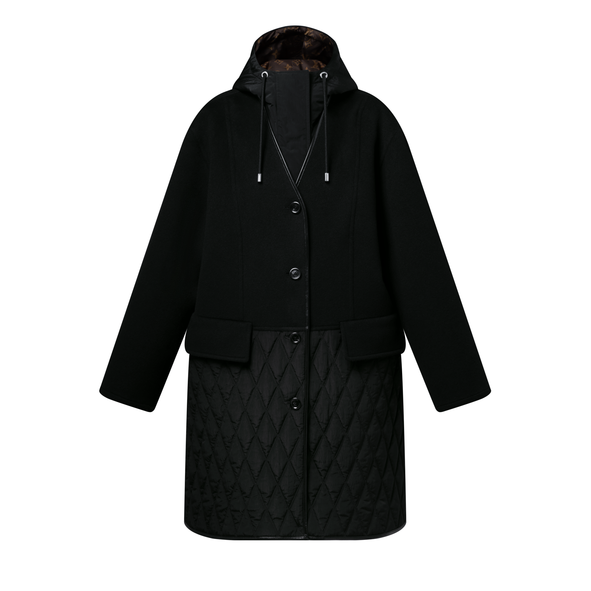  Ready-to-Wear Coats and Jackets Quilt Accent Coat | Louis Vuitton ® (Product zoom)