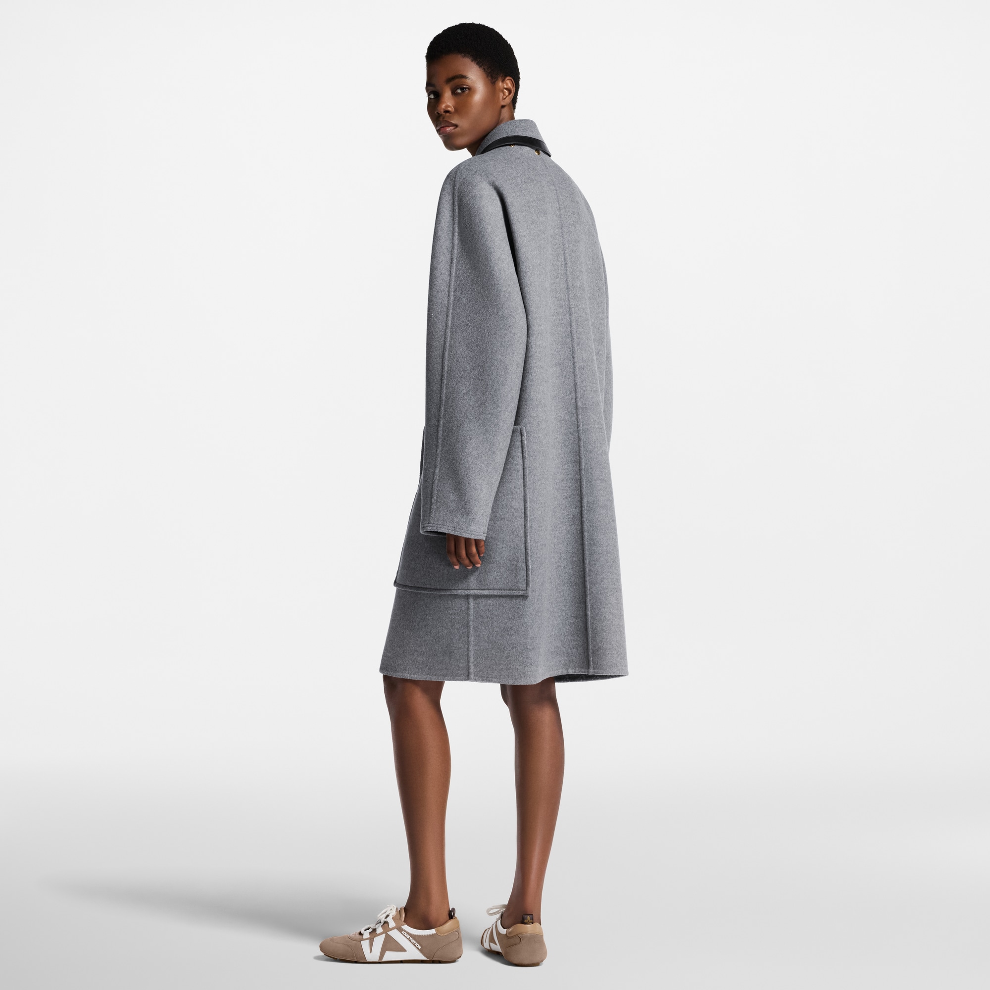  Ready-to-Wear Coats and Jackets Removable Collar Double Face Coat | Louis Vuitton ® (Product zoom)