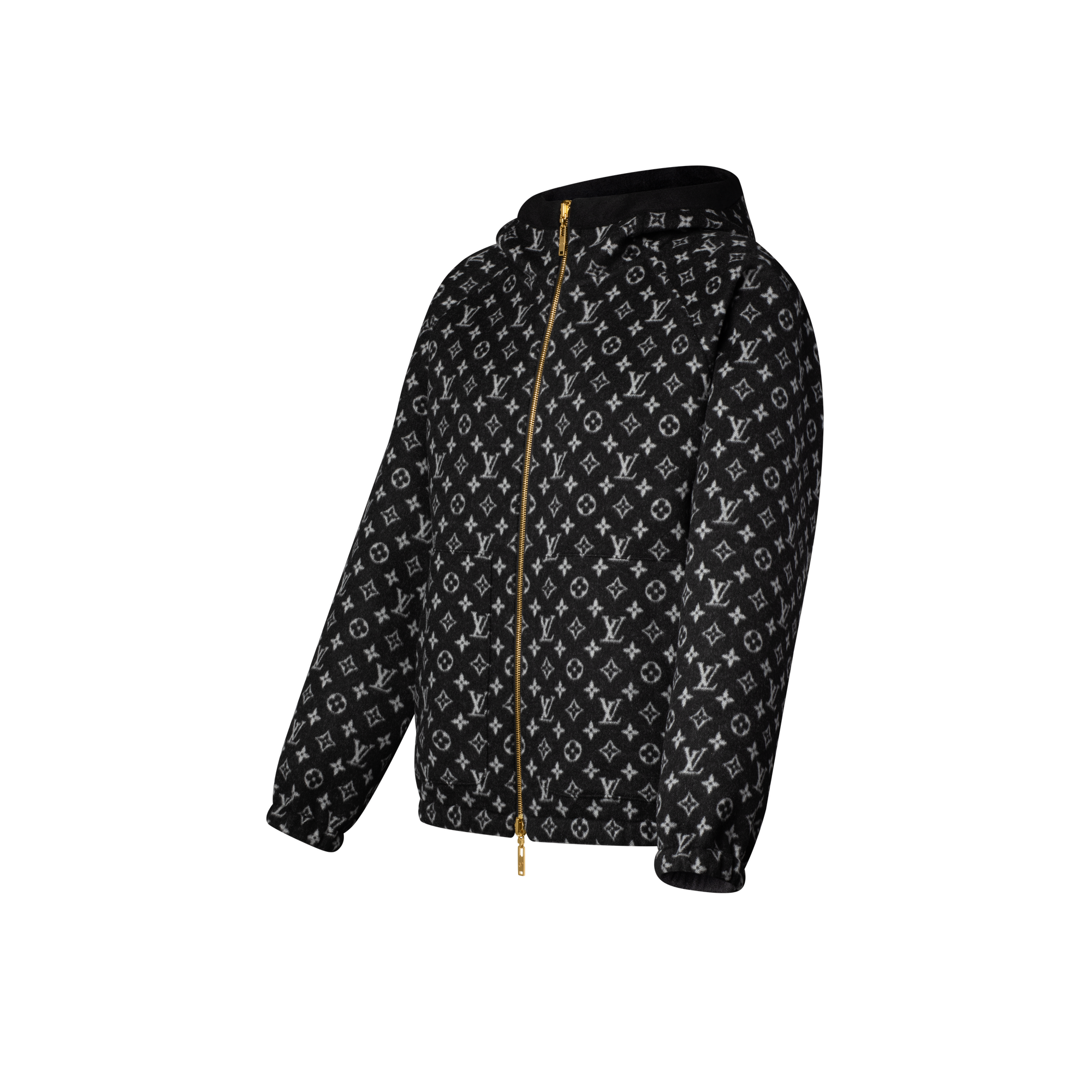  Ready-to-Wear Coats and Jackets Reversible Double Face Hoodie  | Louis Vuitton ® (Product zoom)