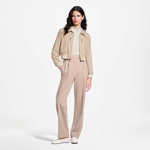 Ready-to-Wear Coats and Jackets Reversible Flannel Bomber Jacket | Louis Vuitton ® (Product zoom)