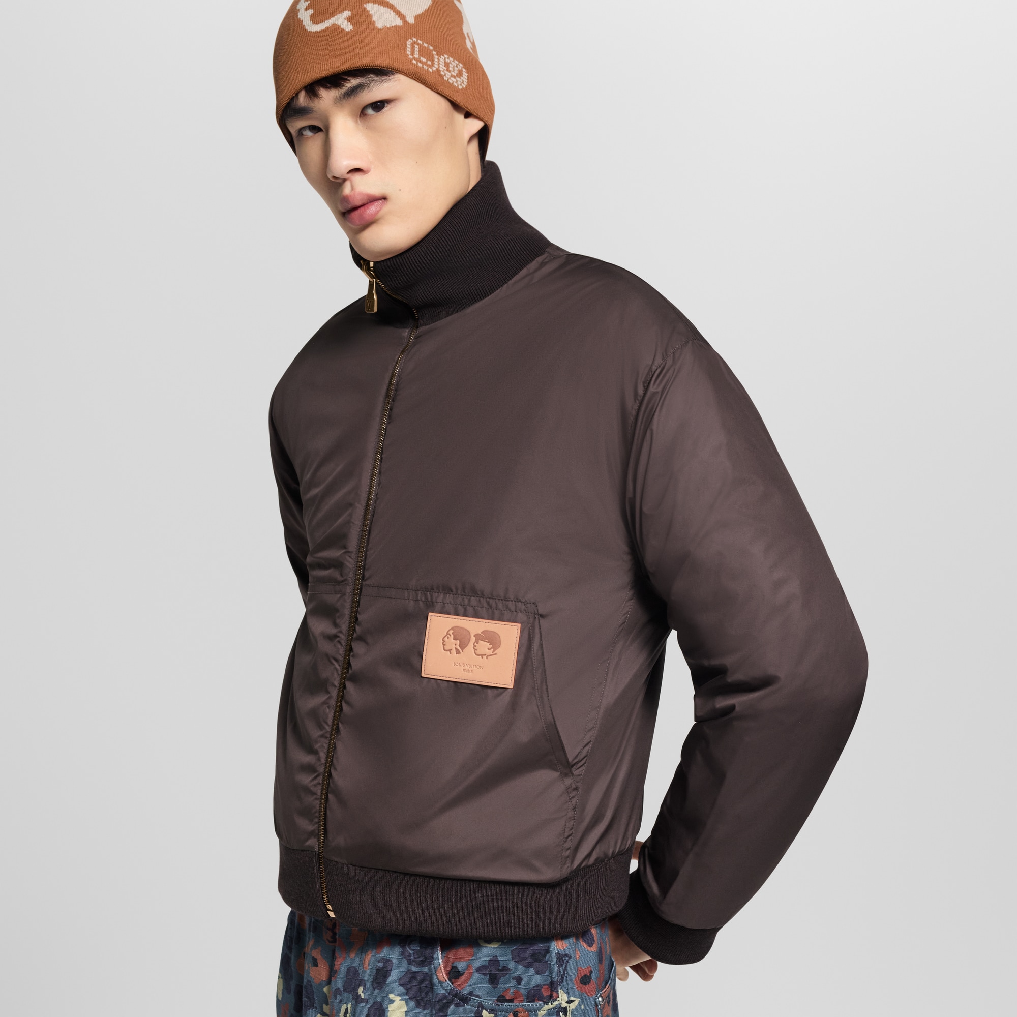  Ready-to-Wear All Ready-to-Wear Reversible Fleece Blouson | Louis Vuitton ® (Product zoom)