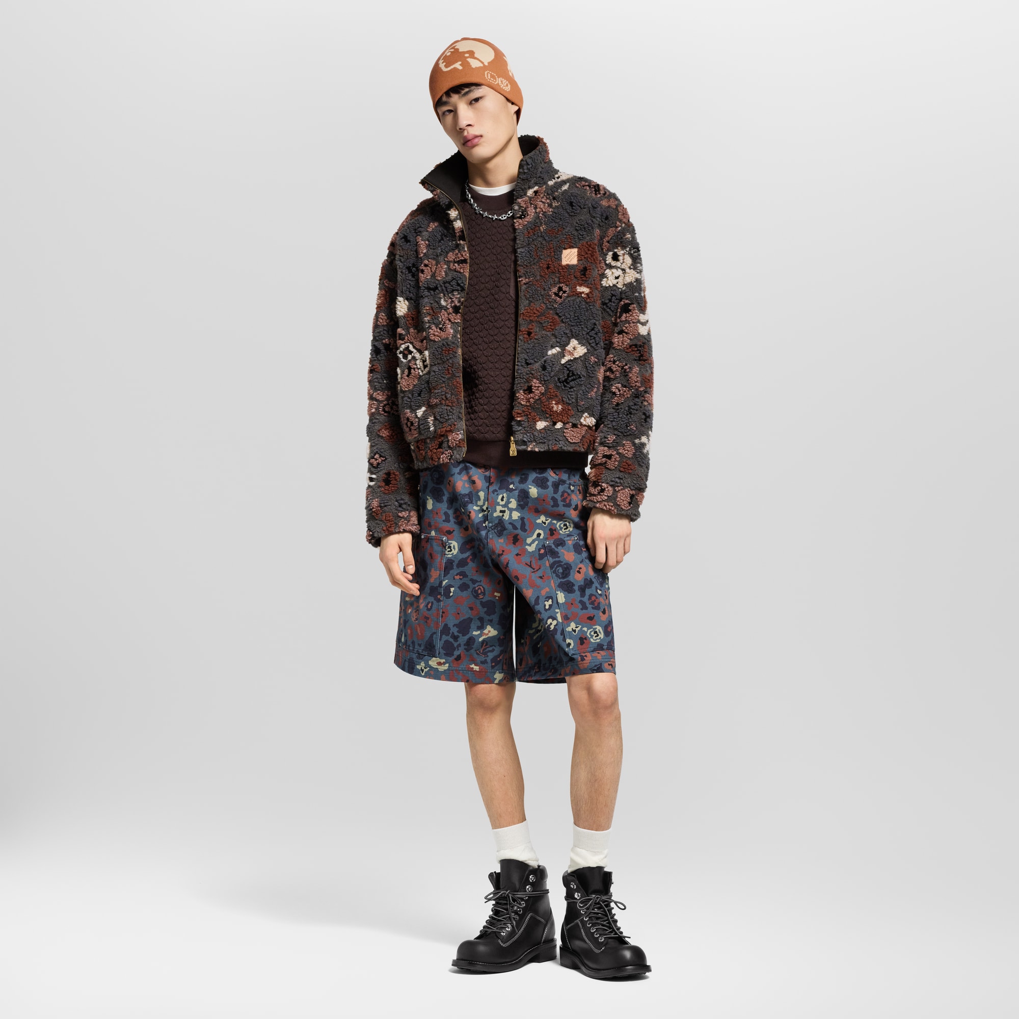  Ready-to-Wear All Ready-to-Wear Reversible Fleece Blouson | Louis Vuitton ® (Product zoom)