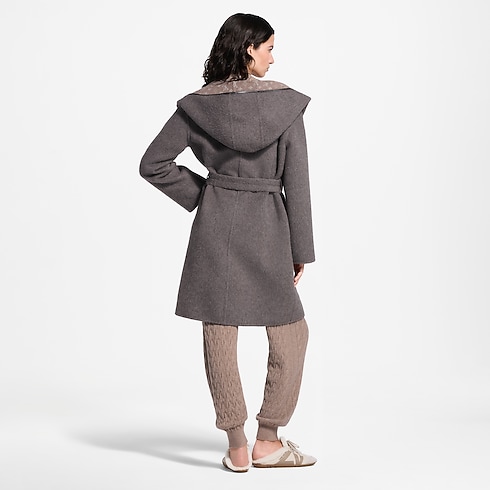 Ready-to-Wear Coats and Jackets Reversible Hooded Wrap Coat | Louis Vuitton ® (Product zoom)