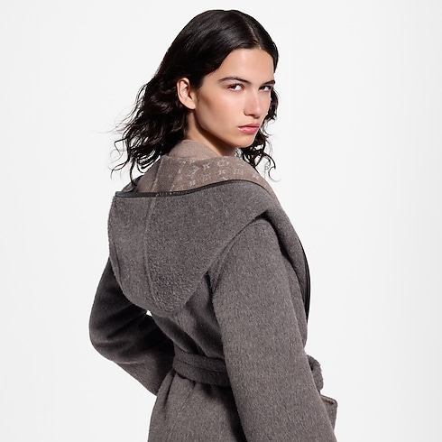 Ready-to-Wear Coats and Jackets Reversible Hooded Wrap Coat | Louis Vuitton ® (Product zoom)