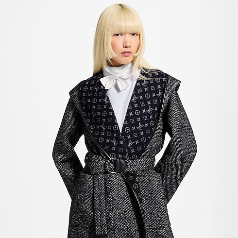Ready-to-Wear Coats and Jackets Reversible Hooded Wrap Coat | Louis Vuitton ® (Product zoom)