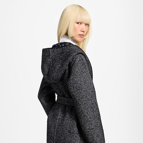 Ready-to-Wear Coats and Jackets Reversible Hooded Wrap Coat | Louis Vuitton ® (Product zoom)