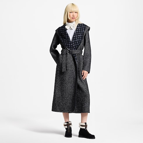 Ready-to-Wear Coats and Jackets Reversible Hooded Wrap Coat | Louis Vuitton ® (Product zoom)