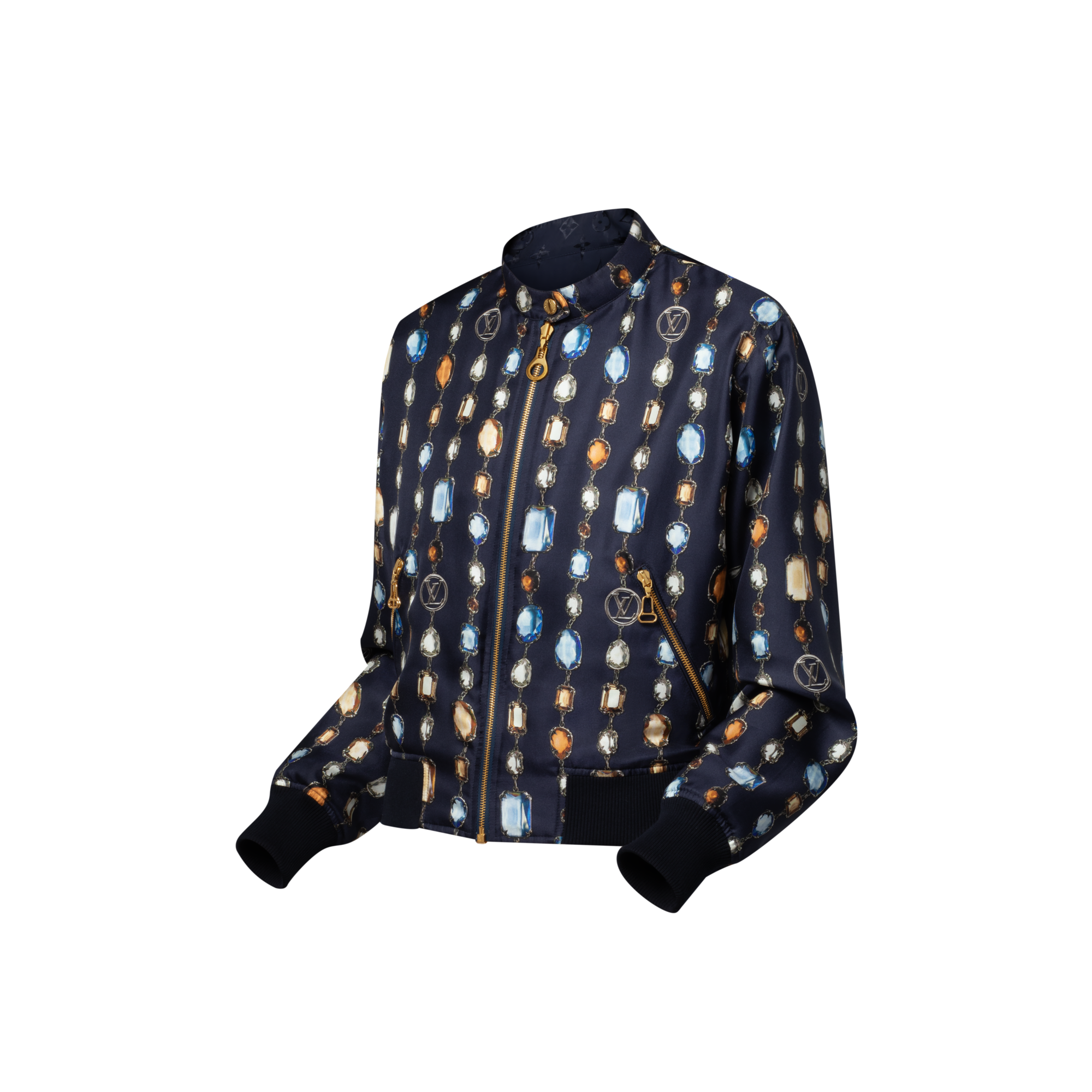  Ready-to-Wear Coats and Jackets Reversible Necklace Bomber Jacket | Louis Vuitton ® (Product zoom)