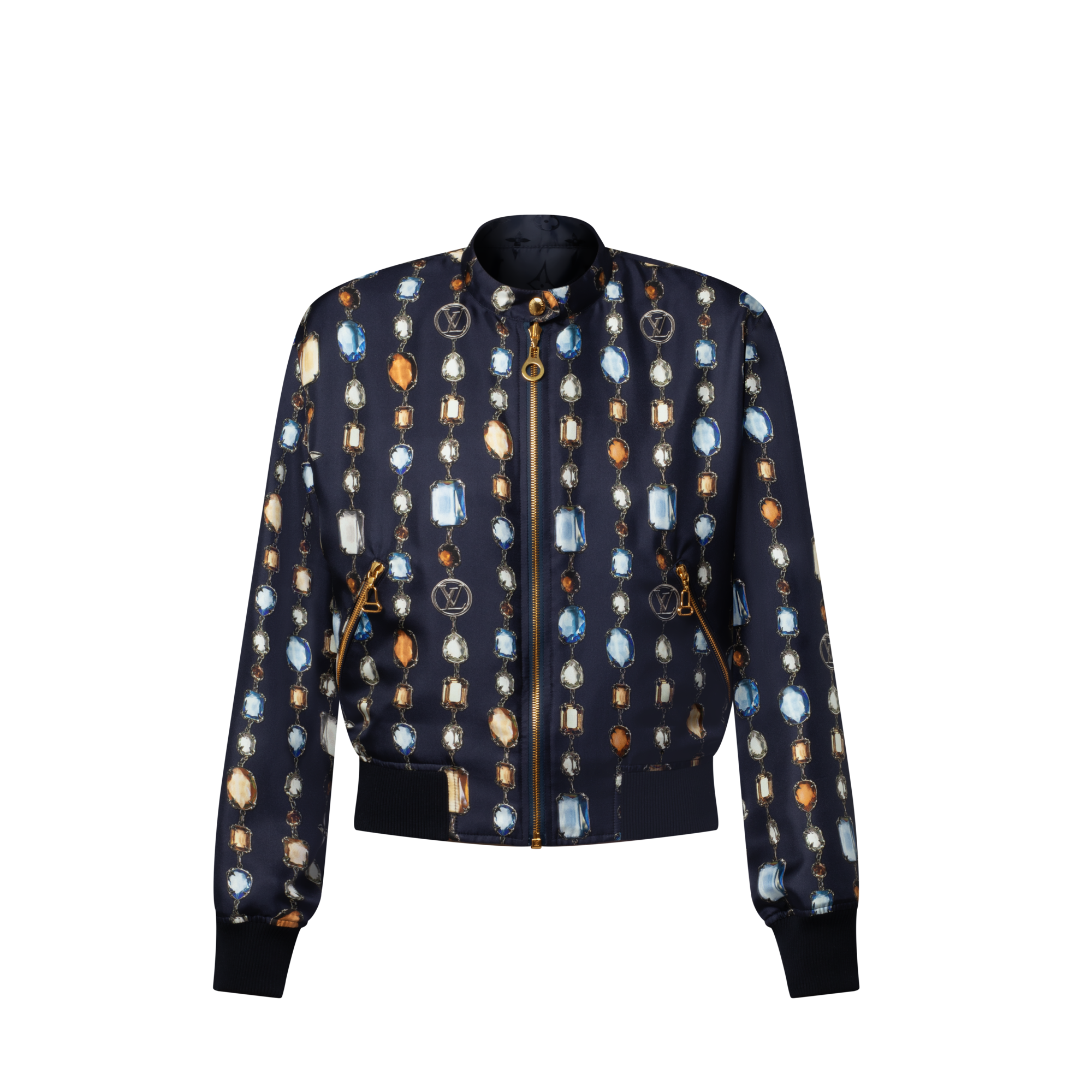  Ready-to-Wear Coats and Jackets Reversible Necklace Bomber Jacket | Louis Vuitton ® (Product zoom)