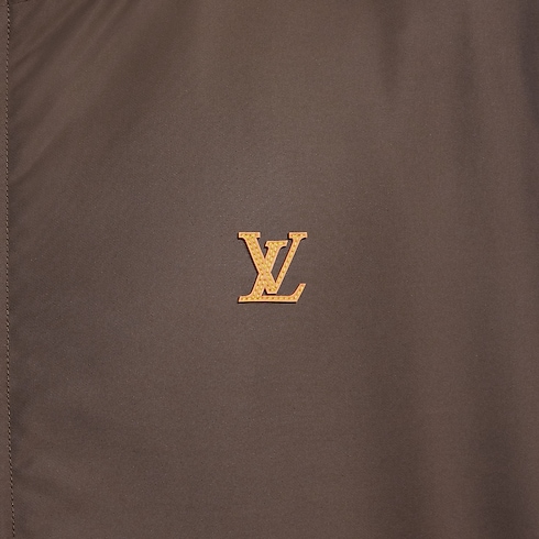 Reversible Nylon/Fleece Hooded Blouson Ambiance View