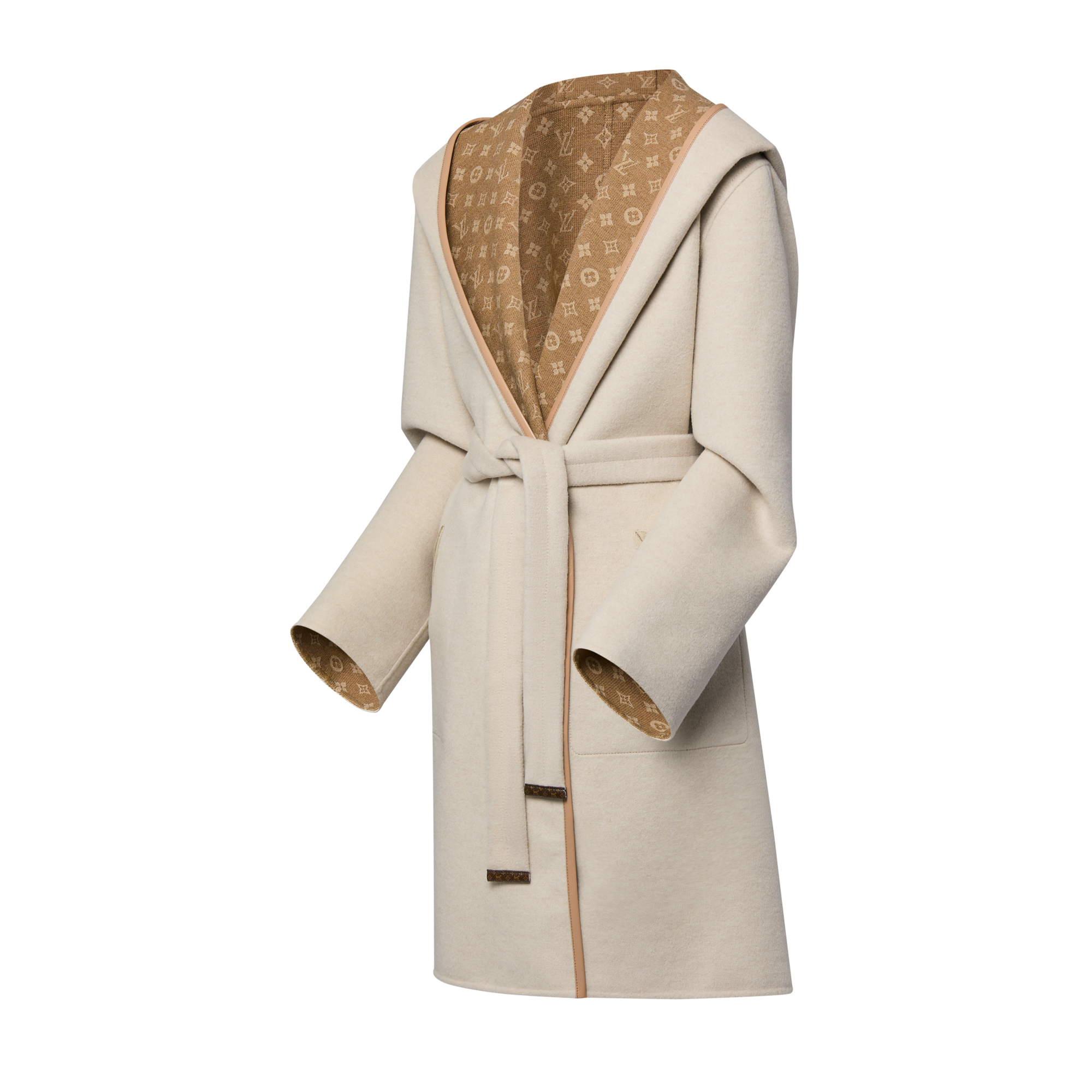  Ready-to-Wear Coats and Jackets Reversible Signature Hooded Wrap Coat | Louis Vuitton ® (Product zoom)