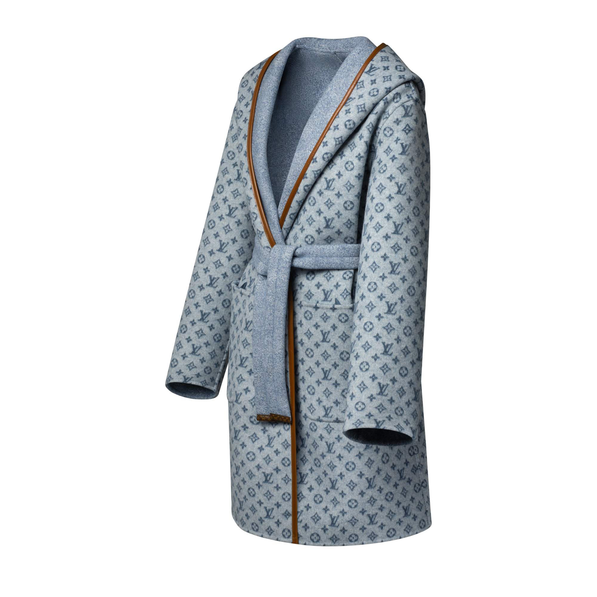  Ready-to-Wear Coats and Jackets Reversible Signature Hooded Wrap Coat | Louis Vuitton ® (Product zoom)