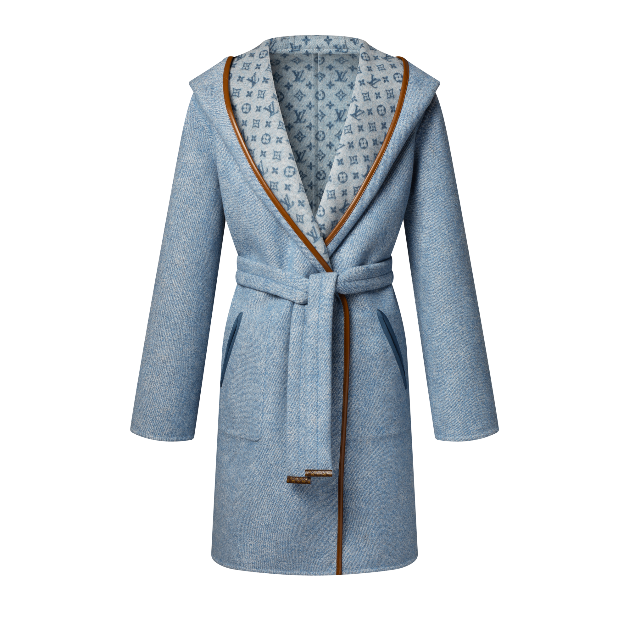 Ready-to-Wear Coats and Jackets Reversible Signature Hooded Wrap Coat | Louis Vuitton ® (Product zoom)