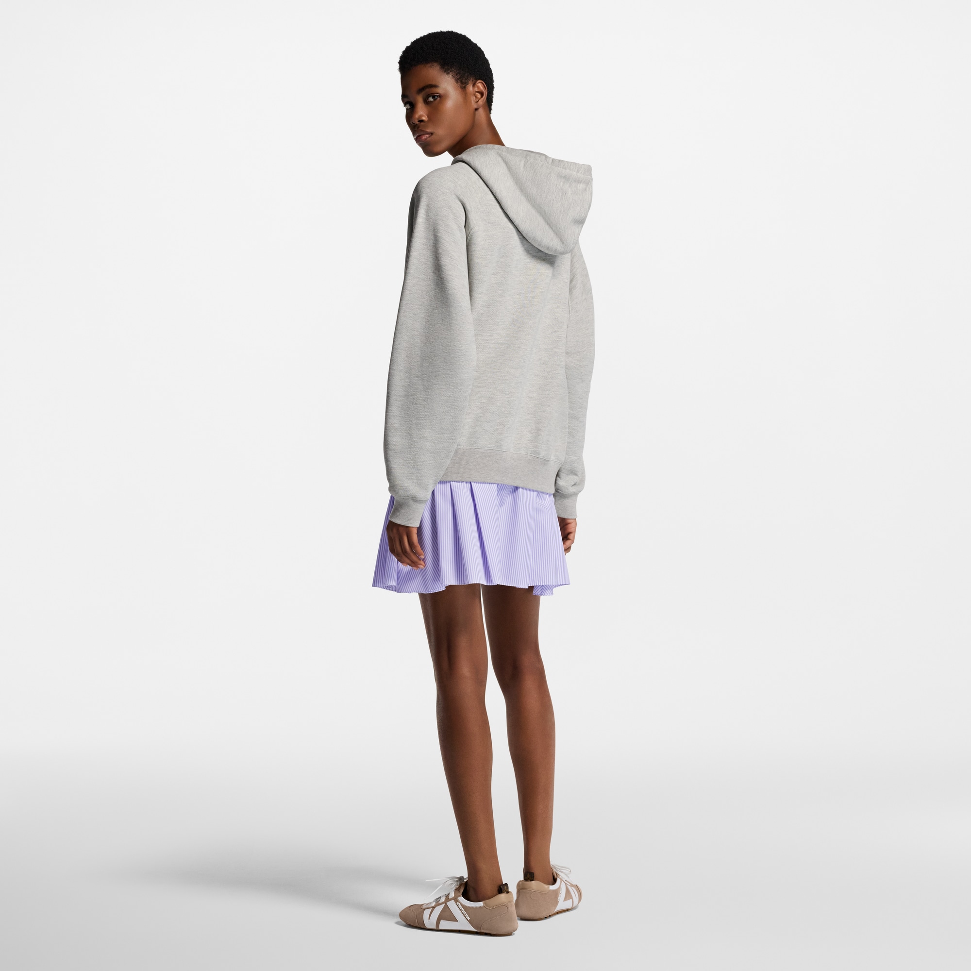  Ready-to-Wear Tops Rhinestone Signature Hoodie | Louis Vuitton ® (Product zoom)