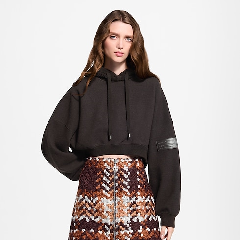 Ready-to-Wear T-shirts and Sweatshirts Ribbed Accent Hoodie | Louis Vuitton ® (Product zoom)
