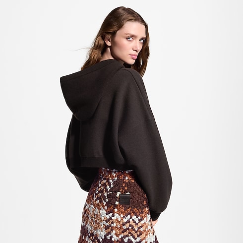 Ready-to-Wear T-shirts and Sweatshirts Ribbed Accent Hoodie | Louis Vuitton ® (Product zoom)
