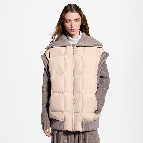 Ready-to-Wear Coats and Jackets Ribbed Hem Quilted Gilet | Louis Vuitton ® (Product zoom)