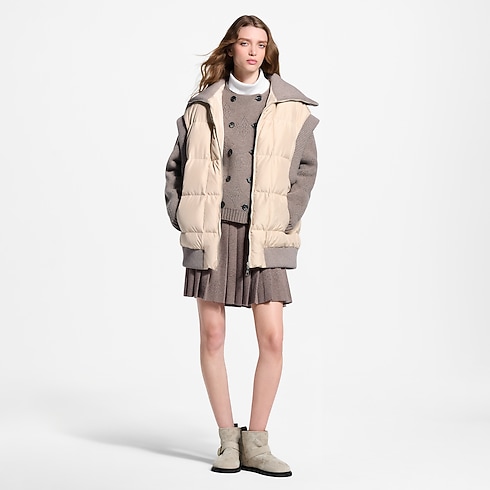 Ready-to-Wear Coats and Jackets Ribbed Hem Quilted Gilet | Louis Vuitton ® (Product zoom)