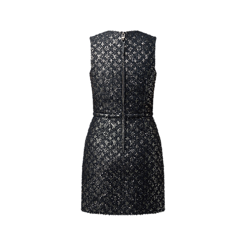Prêt-à-Porter Robes Robe ajustée en tweed Monogram | Louis Vuitton ® (Zoom produit)