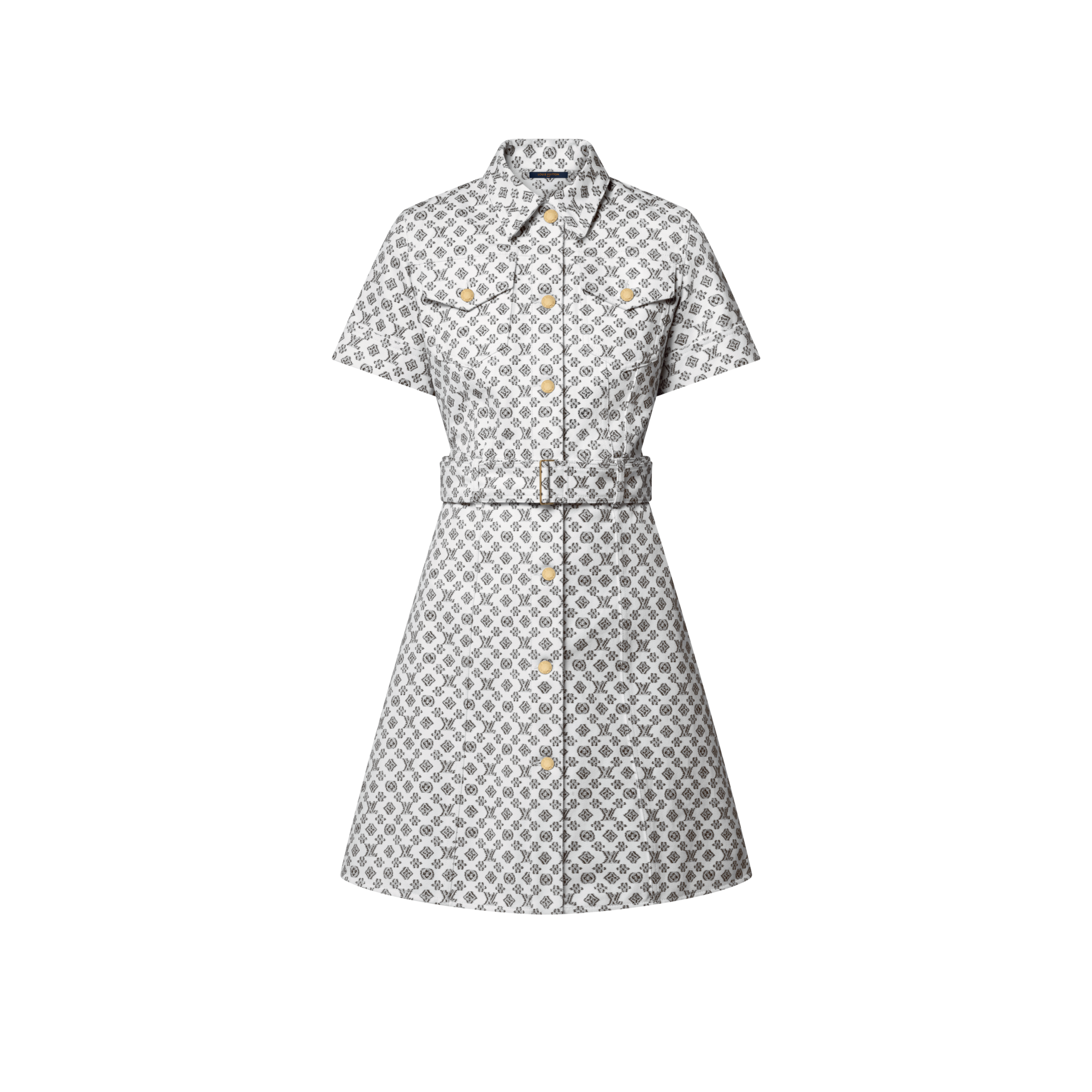  Prêt-à-Porter Robes Robe chemise Blurry Monogram | Louis Vuitton ® (Zoom produit)