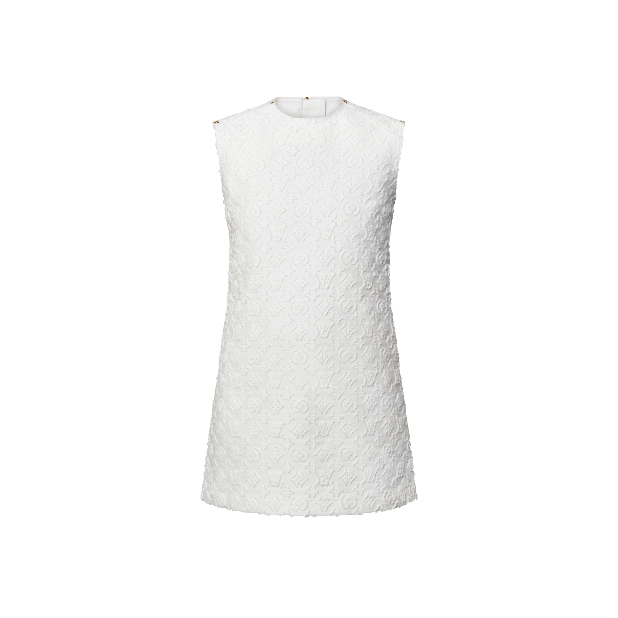  Prêt-à-Porter Robes Robe en denim Monogram Fil Coupé | Louis Vuitton ® (Zoom produit)