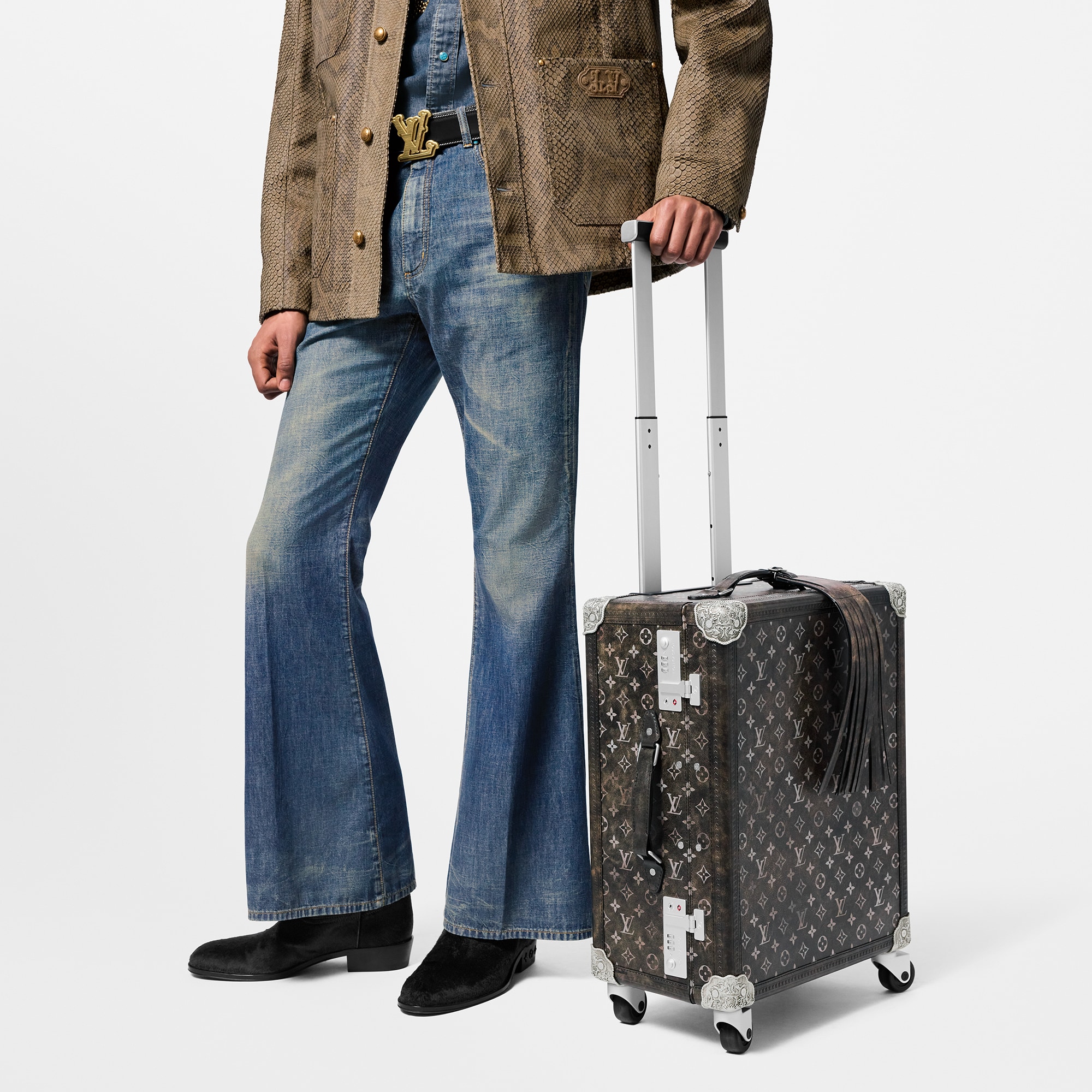 Autres Cuirs Monogram Travel Rolling Luggage Rolling Trunk | Louis Vuitton ® (Product zoom)